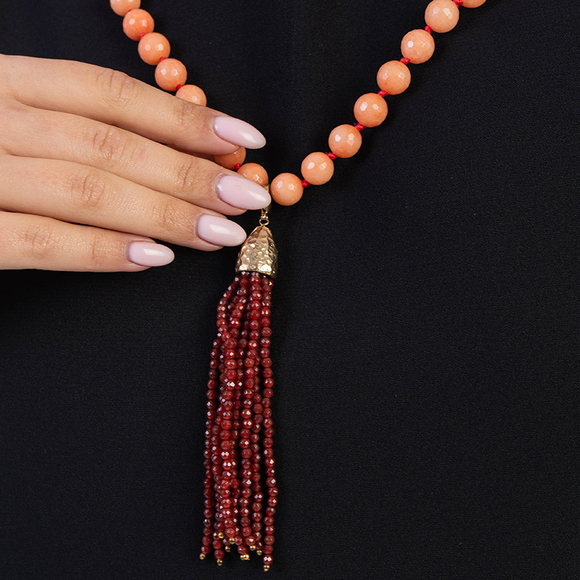 Rosantica Milano Necklace Women Light Salmon - Picture 3 of 3